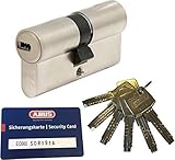 ABUS EC660 Profil-Doppelzylinder Länge (a/b) 45/60mm (c=105mm) mit 6 Schlüssel, mit Sicherungskarte