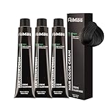 FemMas Haarfarbe 3x Hellbraun Asch Intensiv 5.11 I Creme Haarfarbe mit Arganöl, Keratin & Ceramiden I dauerthafte Haarfärbung oder Tönung für strahlende Farbergebnisse I 100 ml