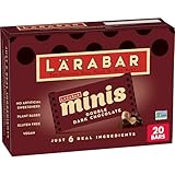 LÄRABAR Double Dark Chocolate Mini Riegel Glutenfreie vegane Riegel 20 ct