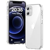 Voyahülle Hülle für iPhone 12 Mini, Premium Klar Handyhülle, Weiche TPU Transparent Kratzfeste Stoßfest Schutzhülle(Durchsichtig)