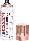 edding 5200 Permanent Spray - Roségold - 200 ml - Acrylfarbe zum Bemalen oder Dekorieren von Glas, Metall, Holz, Keramik, Kunststoff, Leinwand - Acrylfarbe in Sprühdose