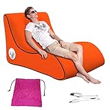 Aufblasbarer Sofa-Stuhl - Automatisches aufblasbares Liegen - Tragbarer Stuhl für Luftsofa Luftsofa Aufblasbares Sofa für Outdoor Praktischer Strandstuhl für Erwachsene und Kinder Niktule