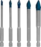 Bosch 5x EXPERT HEX-9 Hard Ceramic Bohrerset (für Harte...
