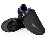 ROCKBROS Radsport Überschuhe Wasserdicht Fahrrad Überzieher Winddicht Herren Shoe Cover Schwarz M