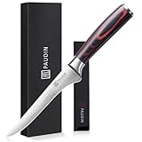PAUDIN 15 cm Filetiermesser Küchenmesser aus hochwertigem Edelstahl, Professional Kochmesser mit scharfe Klinge