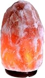 Himalayan Salt ® Salzlampe Rosa von HIMALAYA zertifiziert, verschiedene Größen und Formen roh Feuerkugel Pyramide LED USB (1-2 kg Roh)