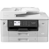 Brother MFC-J6940DW DIN A3 4-in-1 Farbtintenstrahl-Multifunktionsgerät (2 x 250 Blatt Papierkassette, Drucken, scannen, kopieren, faxen), Weiß, Mittel