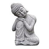 MagiDeal Harz Schlafenden Buddha Statue Skulptur, Schlafende Buddha Ornament, Hause Dekoration Skulptur Geschenk, für Innen- und Außenbereich, Dekoration für Haus, Garten, Terrasse, Deck, Veranda