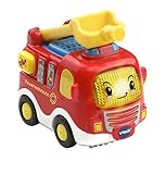 VTech Tut Tut Baby Flitzer - Feuerwehrauto – Spielzeugauto mit Musik, aufleuchtender Taste, spannenden Sätzen und Geräuschen – Für Kinder von 1-5 Jahren