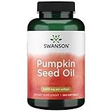 Swanson, Pumpkin Seed Oil (Kürbiskern-Öl), 1000mg, 100 Weichkapseln, hochdosiert, Laborgeprüft, Sojafrei, Glutenfrei, Ohne Gentechnik