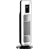 TROTEC Keramik Heizlüfter TFC 21 E – Heizleistung 1300 W / 2000 W – Heizung mit Thermostat, Raumgröße 24 m² bis 60 m³, Oszillationsfunktion 80°