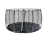 EXIT | Dynamic Boden-Trampolin - ø305cm - Gartentrampolin - Outdoor - Inkl. Sicherheitsnetz