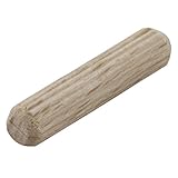 wolfcraft Langholzdübel Buche, 200 Stück I 2905000 I Zum Herstellen von Holzverbindungen I Für Brettstärken von 12-14 mm