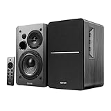 Edifier R1280DBs Aktive Bluetooth Regallautsprecher - Optischer Eingang - 2.0 Kabelloser Monitor Lautsprecher - 42W RMS mit Subwoofer Ausgang Bookshelf Hi-Fi Speakers- Schwarz