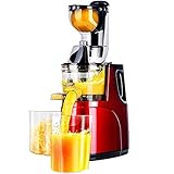 Kommerzielle Saftrückstand-Trennung Juicer - Großkaliber rohe Saftmaschine mit vollautomatischer Funktion - Extrahiert Obst und Gemüse - Gewinne steigern!