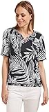 CECIL Damen B320054 Tunikashirt Floral, Carbon Grey, Medium