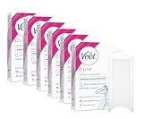 Kaltwachsstreifen 6er Pack Bikini und Achseln für einfache Haarentfernung auch bei sehr kurzen Haaren Veet Kaltwachsstreifen Bikini & Achseln 6x16 Stück