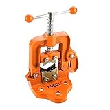 NEO TOOLS Rohrschraubstock - Bereich von 10-60 mm - Hydraulikschraubstock - Robuste Klemmbacken - Gehärtete Backen mit geriffelter Innenseite - Aus ge