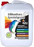 RyFo Colors Silikonharz Spezialgrund 5l (Größe wählbar) - Siliconharz-Grundierung, Silikon Tiefengrund, ideal für Silikonharz-Fassadenfarbe, Fassaden-Grund, für innen und außen