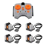 Plawee 5-Teiliges Power Functions Set 8879 IR-Geschwindigkeit Einstellbare Fernbedienung 8884 IR-Empfänger Motor Auto Zug Spielzeug