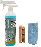 EVERCLEEN professioneller Sneaker Cleaner 500ml + Mikrofasertuch + Bürste Made in Germany. Intensive Reinigung & Pflege. Einfache Handhabung. Reinigt schonend Sneaker Sportschuhe usw.