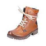 Rieker Damen Schnürstiefeletten 78530, Frauen Stiefeletten,schnürboots,Boots,Stiefel,Bootee,Booties,halbstiefel,braun (24),40 EU / 6.5 UK