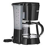 SEVERIN Filterkaffeemaschine mit Glaskanne, Kaffeemaschine für bis zu 10 Tassen je Kanne, für aromatischen Kaffeegenuss, einfache Bedienung, mit Warmhalteplatte, Schwarz, KA 4479