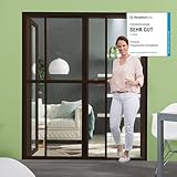 empasa Insektenschutz Doppelschiebetür 'XXL' Schiebetür Fliegengitter Tür, individuell kürzbar, Größe 240 x 240 cm