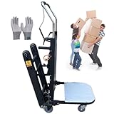 Faltbare Treppensteiger-Handkarre mit bürstenlosem 500-W-Motor, 260 kg maximale Belastung, 12 Ah Akku für schwere Möbelbewegungen in Gepäckträgern und Renovierung