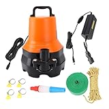 Tauchwasserpumpe, Bürstenloser Motor Elektrische Sumpfpumpe für Bewässerung, Springbrunnen, Regentonnen, Gartenteich, Flachdächer, Tragbare Mehrzweckpumpe, Wasserumwälzpumpe