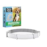 Pero Pets Premium Zeckenhalsband Set für Hunde & Katzen - Halsband gegen Zecken Flöhe Mücken Läuse – Zeckenhalsband Flohhalsband