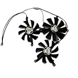 FDMOZRE 3Pcs 95mm 85MM CF1010U12S CF9015H12S Grafikkarte Fan Für XFX RX57XT8TBD8 RX 5700 XT Thicc III Ultra Kühlung