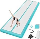 airtrack matte mit elektrischer Luftpumpe 10cm hoch 2M Tumbling Matten Aufblasbare turnmatte Matte gymnastikmatte Yogamatte Camping Trainingsmatte