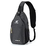 SKYSPER Schultertasche Brusttasche Leichte Sling Bag Klein Wasserfest Crossbody Umhängetasche zum Wandern Outdoor Sports Reise
