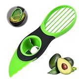 3 In 1 Avocado Messer,Edelstahl Avocado Schneider,SchäLen,Kern Entfernen,Schneiden Apfelschneider,Ananasschneider,Universell Avocadoschneider,Geeignet FüR Haushalt,KüChe,Avocado,GemüSewerkzeuge