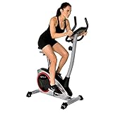 Christopeit Sport Fahrrad-Heimtrainer AL 1 Silber - 8-Stufig, bis 150kg Gewicht, 9kg Magnet-Bremssystem, LCD-Display