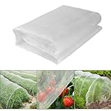 Insektenschutznetz für den Garten 3 x 6m,Pflanzenschutznetz, Feinmaschig Gartennetz Gemüsenetz, Gartennetze Gemüsenetz Gemüseschutznetz, für Gemüse, Obst, Blumen, Pflanzenschutz