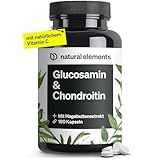 Glucosamin & Chondroitin – 180 Kapseln mit Vitamin C –...
