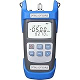 XIPSBJWF Wiederaufladbare optische Lichtquelle, Einzelmodus, Dual-Wellenlänge, 1310/1550 nm, OLS, 2,5 mm Schnittstelle, Glasfaser-Werkzeug Glasfaserprüfung