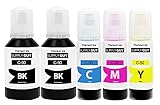 Supply Guy 5X Tinte kompatibel mit Canon GI-50 Multipack für Pixma G5050 G6050 G7050 GM2050 GM4040 GM4050 (380ml)