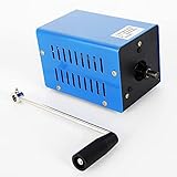 CLEADONG Handkurbel Generator, USB Tragbarer Mobiler Notstromgenerator Manuell Stromversorgung Notladegerät für Camping Outdoor Garten Generatoren