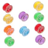 BESPORTBLE 10 Stück Teiliges Yo Yo für Bunte Mini Cartoon Yoyos Anfängerfreundlich Fördert Hand Auge Koordination und Fingerfertigkeit Spielerisches Lernspielzeug für Jungen und Mädchen