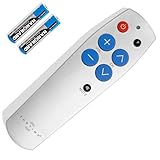 TabTime Senioren Fernbedienung TV mit großen Tasten – Einfach zu bedienen & einzurichten – Universelle und einfache TV Fernbedienung – geeignet als Geschenk für Menschen mit Demenz​
