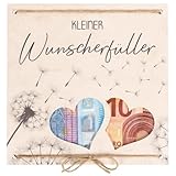 Wunscherfüller - Pusteblume Geldgeschenk - Glücksbringer Grußkarte - Glück verschenken zum Geburtstag, Hochzeit, Weihnachtsgeschenk … - für Frauen und Männer