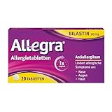 Allegra Allergietabletten 20 Stk – Antihistaminikum -...