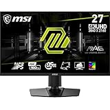 MSI MAG 274UPF E2 27 Zoll UHD Gaming Monitor - 3840 x 2160 Rapid IPS Panel, 160 Hz / 0.5ms (GtG, Min.), 133% sRGB Farbraum, rahmenloses Design, VESA DisplayHDR 400 - DisplayPort 1.4a, HDMI™, USB Typ-C