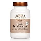 Eiweißkomplex Vegan I Eiweißpulver Tabletten Ohne Laktose (344 Stk) Erbsenprotein Hanfprotein Herstellung in Deutschland Vitalstoffe Pflanzliches Protein Metabol BCAA Muskelaufbau BÄRBEL DREXEL®