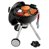 Klein Theo 9466 Weber Kugelgrill One Touch Premium | Kinder-Grill mit Licht, Sound und zahlreichem Zubehör | Maße: 40 cm x 32 cm x 53 cm | Spielzeug für Kinder ab 3 Jahren