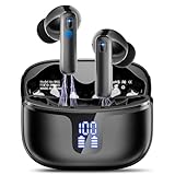 Bluetooth Kopfhörer, Kopfhörer Kabellos Bluetooth 5.3 In Ear Kopfhörer mit 4 ENC Mic, 40Std Tiefer Bass 2025 Neu Wireless Kopfhörer Noise Cancelling Earbuds IP7 Wasserdicht Ohrhörer USB-C LED Anzeige