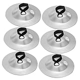 DECOMELODY 6 Stück Teiliges Fingerzimbel Eisen Leichte Bauchtanz musikinstrumente mit Elastischem Band Langlebige Percussion zimbeln für Tänzer Ballpartys und Kinderparty rhythmusmacher